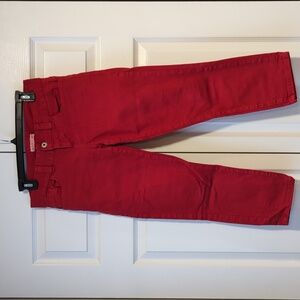 Guess Women's Red Ankle Length Jeans